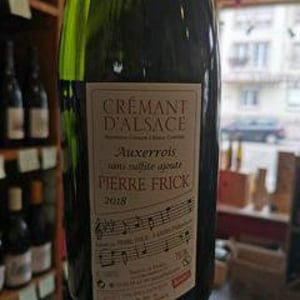 Crémant d'Alsace Auxerrois - Domaine Pierre Frick - jean-pierre-chantal-et-thomas-frick -2018