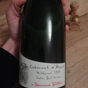 Crémant d'Alsace Millésimé Extra Brut Nature - Domaine Bohn - bernard-arthur-bohn