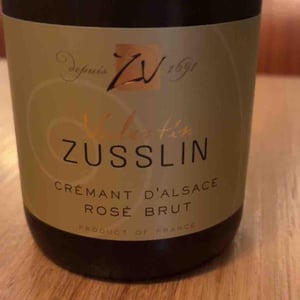 Crémant Rosé Brut - Domaine Valentin Zusslin - jean-paul-marie-zusslin