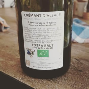 Crémant d'Alsace - Domaine Gross - Rémy & Vincent Gross 