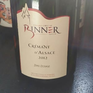 Crémant d’Alsace Zéro Dosage 2012