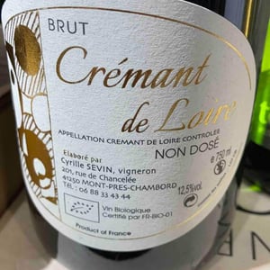 Crémant de Loire - Cyrille Sevin - cyrille-sevin