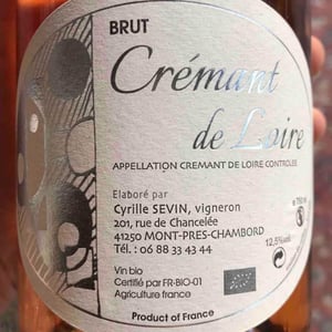 Crémant de Loire - Cyrille Sevin - cyrille-sevin