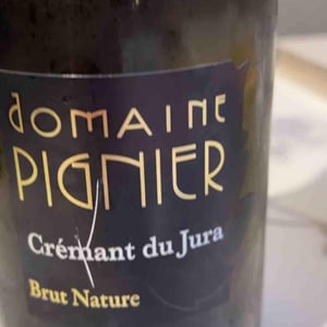 Crémant du Jura Brut Nature - Domaine Pignier - Marie Florence, Antoine & Jean-Etienne Pignier 