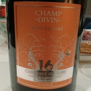 Cremant Du Jura, Zero Dosage - Champ Divin - fabrice-valerie-closset