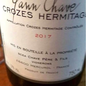 Crozes Hermitage - Yann Chave - Yann Chave 