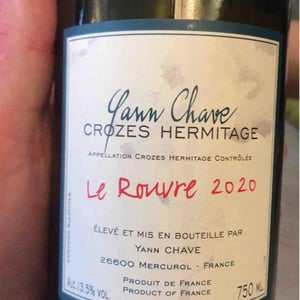 Crozes Hermitage 2020 - Yann Chave - Yann Chave