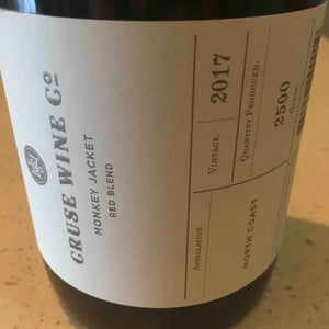 Cruse Wine Co. Monkey Jacket - North Coast, Petaluma, California - michael-cruse
