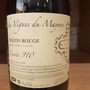 Cuvée 910 - Clos des Vignes du Maynes - julien-guillot