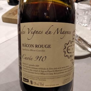 Cuvée 910 - Clos des Vignes du Maynes - Julien Guillot 