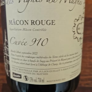 Clos des Vignes du Maynes - Julien Guillot - Cuvée 910