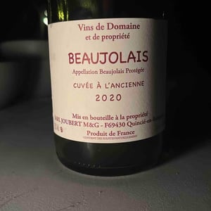 Domaine Marcel Joubert - Carine Joubert - Cuvée à l'Ancienne