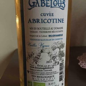 Cuvée Abricotine 2015