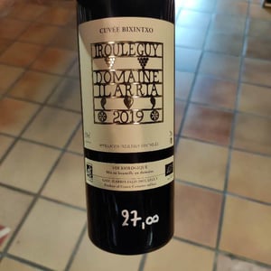 Cuvée Bixintxo - Domaine Ilarria - Peio Espil 