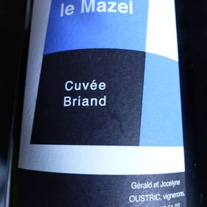 Cuvée Briand - Le Mazel - Gérald & Jocelyne Oustric 