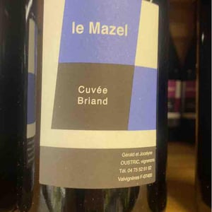 Cuvée Briand - Le Mazel - gerald-jocelyne-oustric