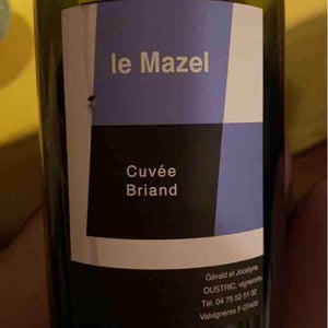 Le Mazel - Gérald & Jocelyne Oustric - Cuvée Briand