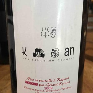 Cuvée Carignan - Domaine de Rapatel - Gérard Eyraud -2013
