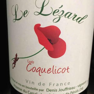 Cuvée Coquelicot - Domaine le Lézard - Denis Jouffrieau 