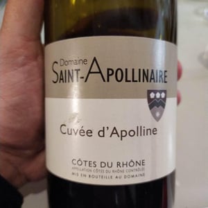 Cuvée D'Apolline - Domaine Saint-Apollinaire - Elodie Daumas 