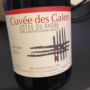 Cuvée des Galets - Les Vignerons d'Estézargues - Les Vignerons d'Estézargues 
