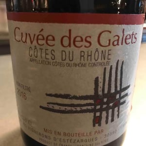 Cuvée des Galets - Les Vignerons d'Estézargues - Les Vignerons d'Estézargues 