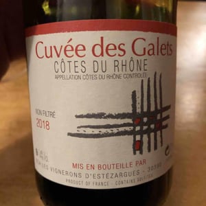 Cuvée des Galets - Les Vignerons d'Estézargues - les-vignerons-destezargues