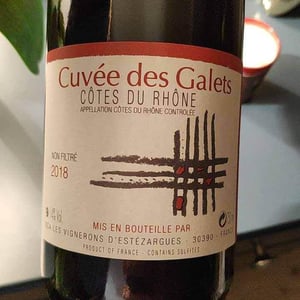 Cuvée des Galets - Les Vignerons d'Estézargues - les-vignerons-destezargues