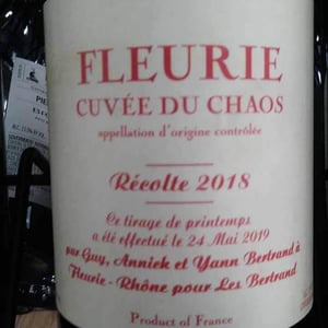 Cuvée du Chaos - Les Bertrand - guy-annick-yann-bertrand