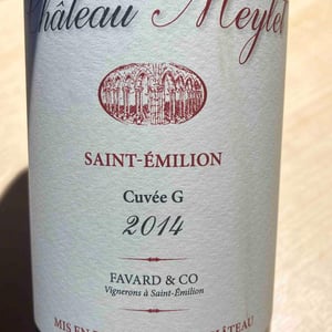 Cuvee G - Château Meylet - david-favard -2014
