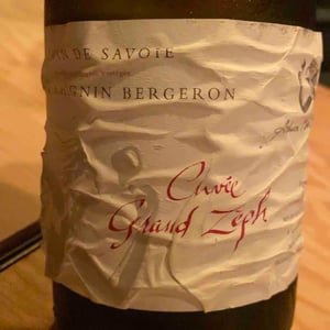 Cuvée Grand Zeph 2015 - Domaine du Cellier des Cray - Adrien Berlioz
