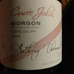 Cuvée Julia - Anthony Thevenet - anthony-thevenet