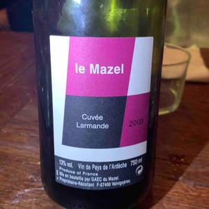 Le Mazel - Gérald & Jocelyne Oustric - Cuvée Larmande