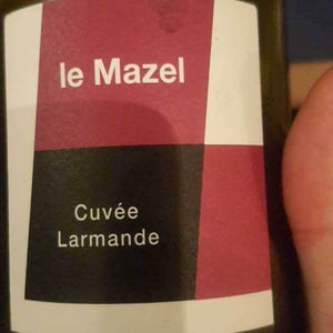 Le Mazel - Gérald & Jocelyne Oustric - Cuvée Larmande