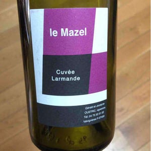Le Mazel - Gérald & Jocelyne Oustric - Cuvée Larmande