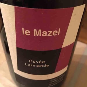Le Mazel - Gérald & Jocelyne Oustric - Cuvée Larmande