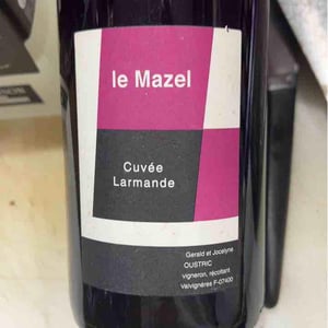 Le Mazel - Gérald & Jocelyne Oustric - Cuvée Larmande
