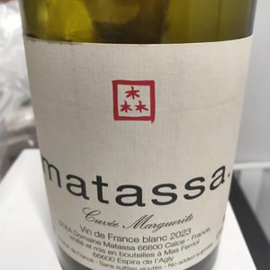 Domaine Matassa - Tom Lubbe - Cuvée Marguerite