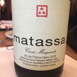 Domaine Matassa - Tom Lubbe - Cuvée Marguerite