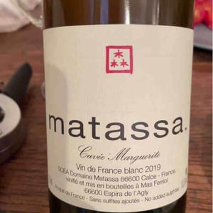Domaine Matassa - Tom Lubbe - Cuvée Marguerite