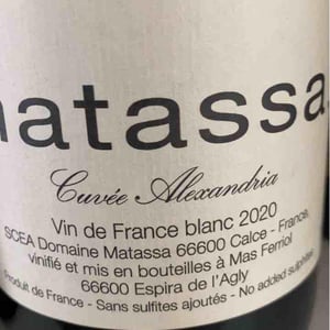 Domaine Matassa - Tom Lubbe - Cuvée Marguerite
