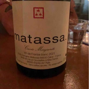 Domaine Matassa - Tom Lubbe - Cuvée Marguerite