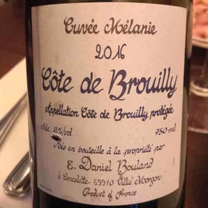 Cuvée Mélanie - Daniel Boulard - daniel-boulard