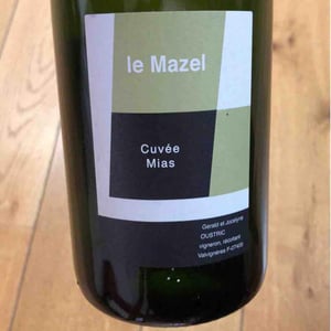 Cuvée Mias - Le Mazel - Gérald & Jocelyne Oustric 