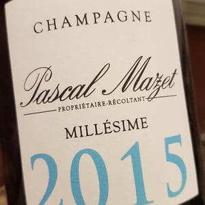 Cuvée Millésimé - Champagne Pascal Mazet - olivier-mazet -2015