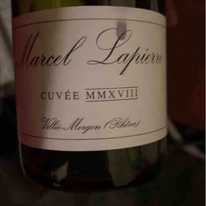 Domaine Marcel Lapierre - Mathieu & Camille Lapierre - Cuvée Marcel Lapierre