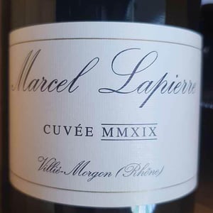 Cuvée Marcel Lapierre - Domaine Marcel Lapierre - mathieu-camille-lapierre