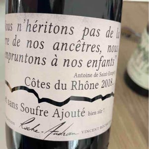 Cuvée Nature - Domaine Roche-Audran - vincent-rochette