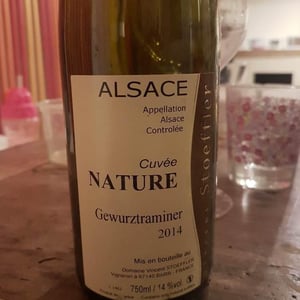 Cuvée Nature Gewurztraminer 2014