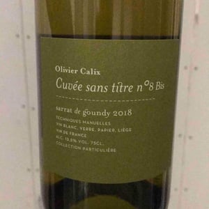 Cuvée Sans Titre n•8 Bis - Sarrat De Goundy - olivier-calix